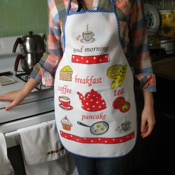 Breakfast morning Women's Apron WATERPROOF - Picture 1 of 2